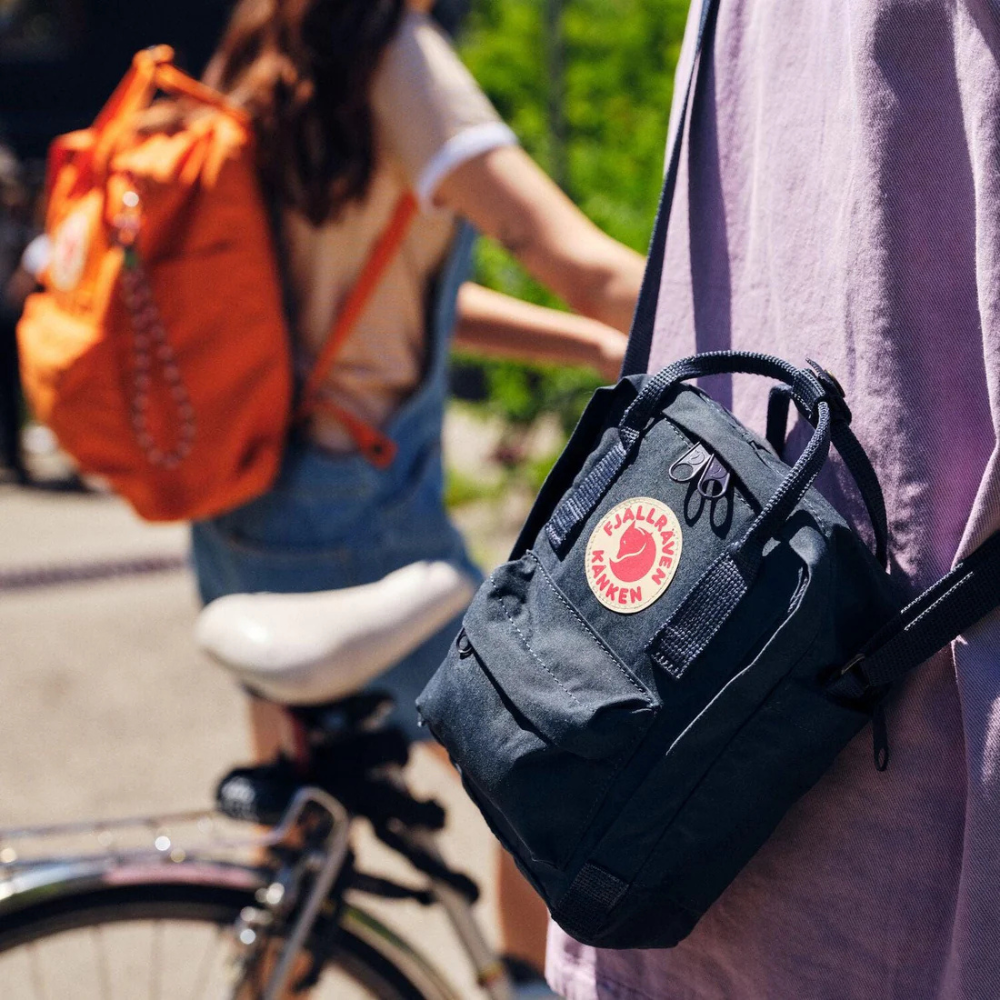 Load image into Gallery viewer, FJÄLLRÄVEN Kånken Rainbow Sling Carry Bag - Cobalt Blue