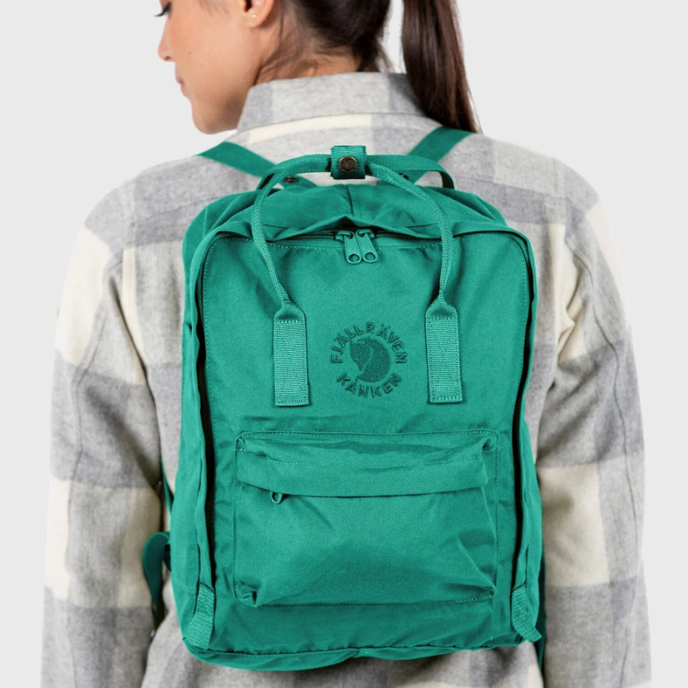 Load image into Gallery viewer, FJALLRAVEN Re-Kanken Day Backpack - Dark Olive