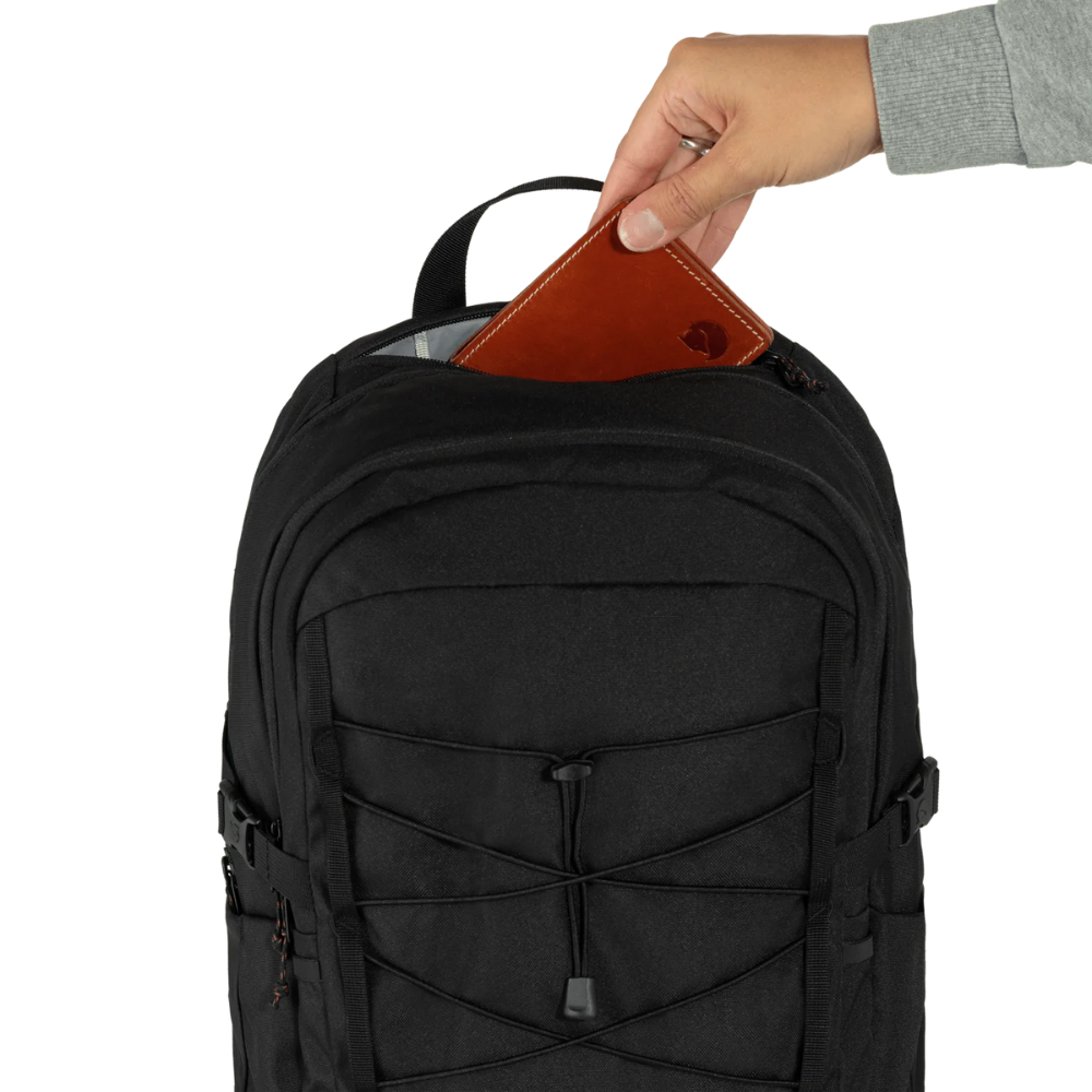 Load image into Gallery viewer, FJALLRAVEN Skule 28 Day Backpack - Black