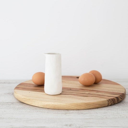 FLAX Ceramic Jug 13cm - White