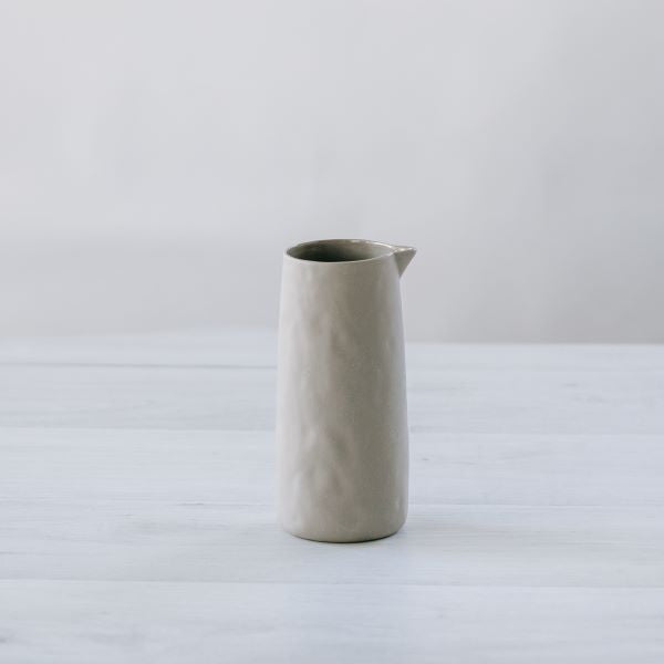 FLAX Ceramic Jug 19cm - Grey