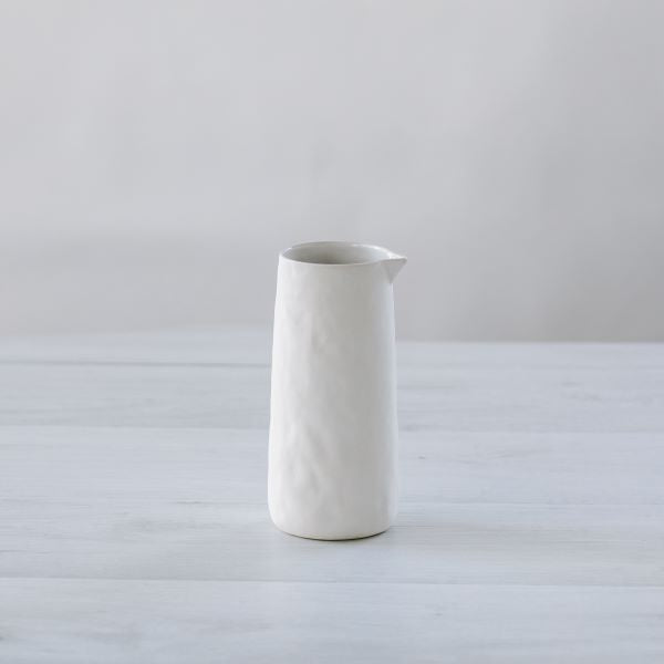 FLAX Ceramic Jug 19cm - White