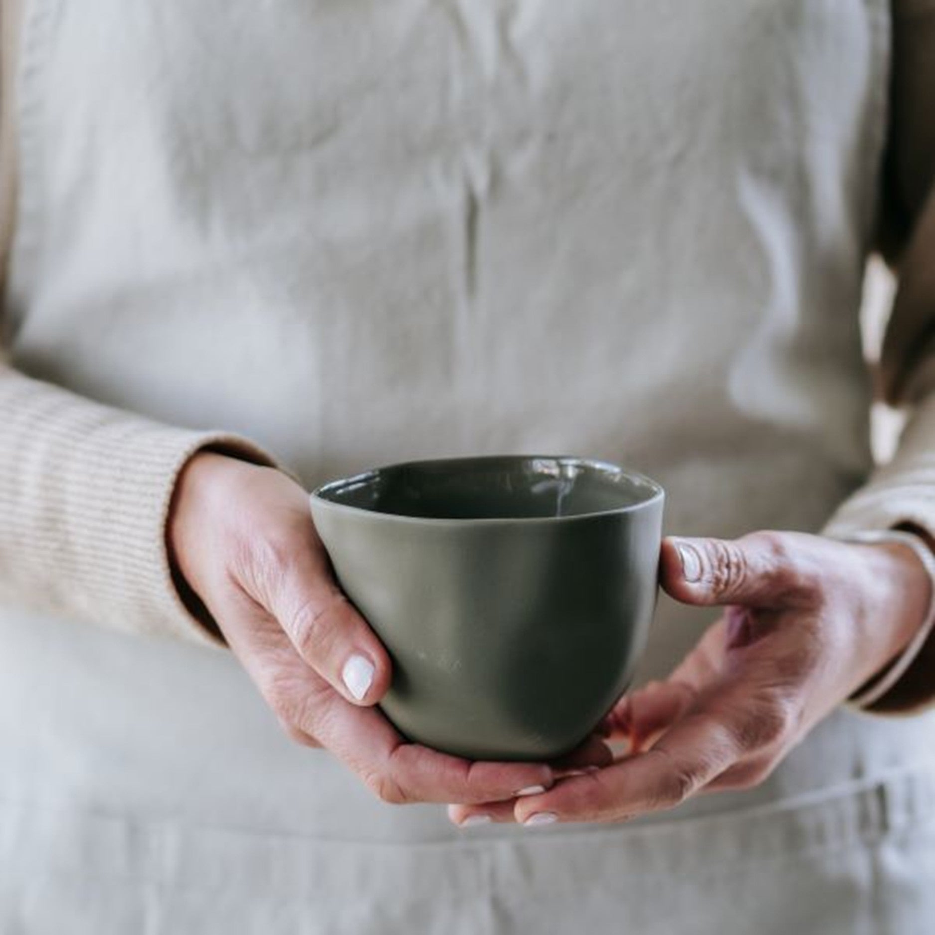 FLAX Dip Bowl 9cm - Khaki