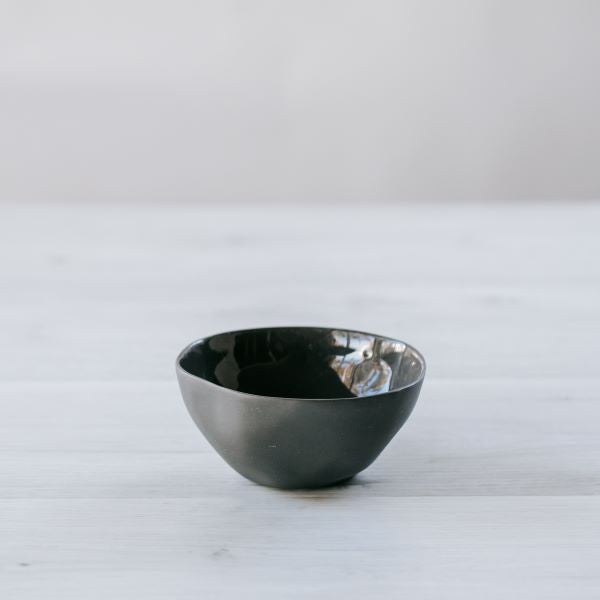 Load image into Gallery viewer, FLAX Fruit &amp; Dip Bowl 12cm - Charcoal