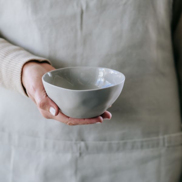 FLAX Fruit & Dip Bowl 12cm - Grey