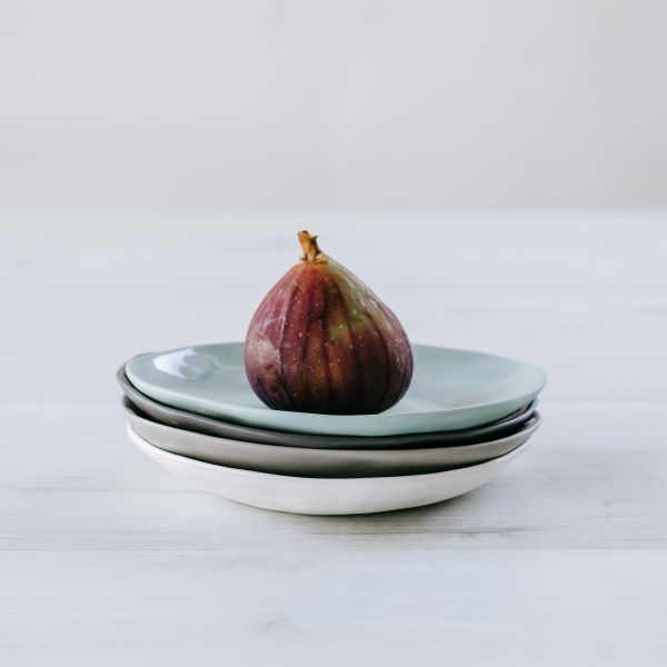 Load image into Gallery viewer, FLAX Saucer / Snack Plate 13cm - Charcoal
