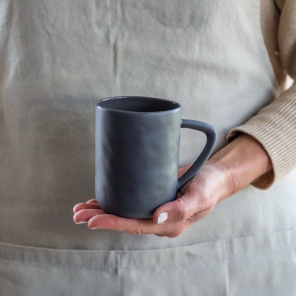 FLAX Mug 10cm - Charcoal