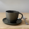 FLAX Cup w/ Handle & Saucer Set