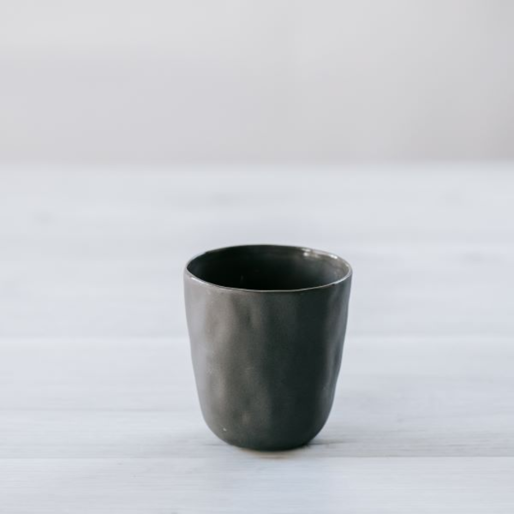 FLAX Short Cup 7.5cm - Charcoal