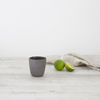 FLAX Short Cup 7.5cm - Charcoal