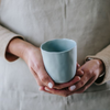 FLAX Short Cup 7.5cm - Duck Egg Blue