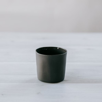 FLAX Round Cup 8cm - Charcoal