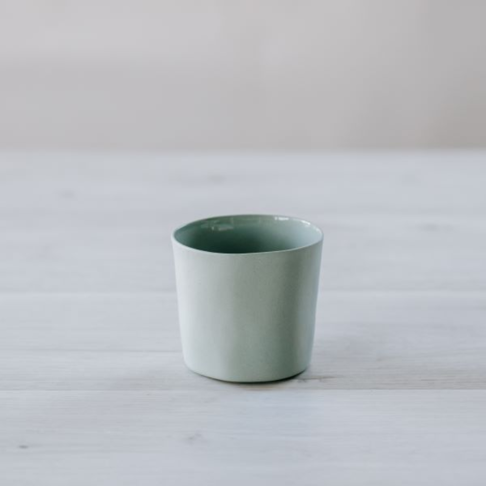 FLAX Short Cup 8cm dia - Duck Egg Blue