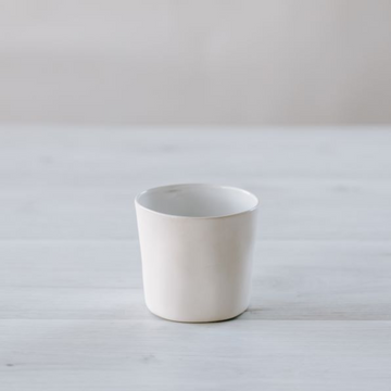 FLAX Round Cup 8cm - White