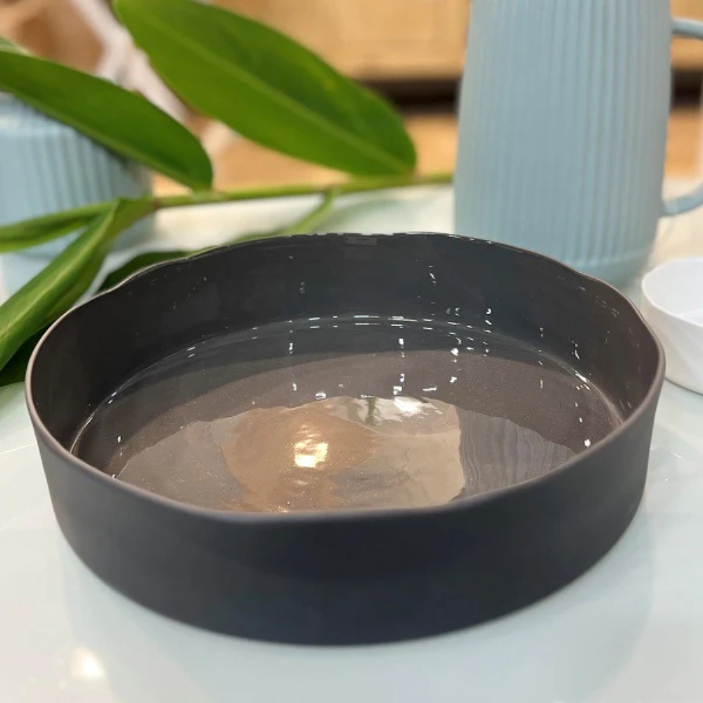Load image into Gallery viewer, FLAX Vue Bowl 28cm - Charcoal