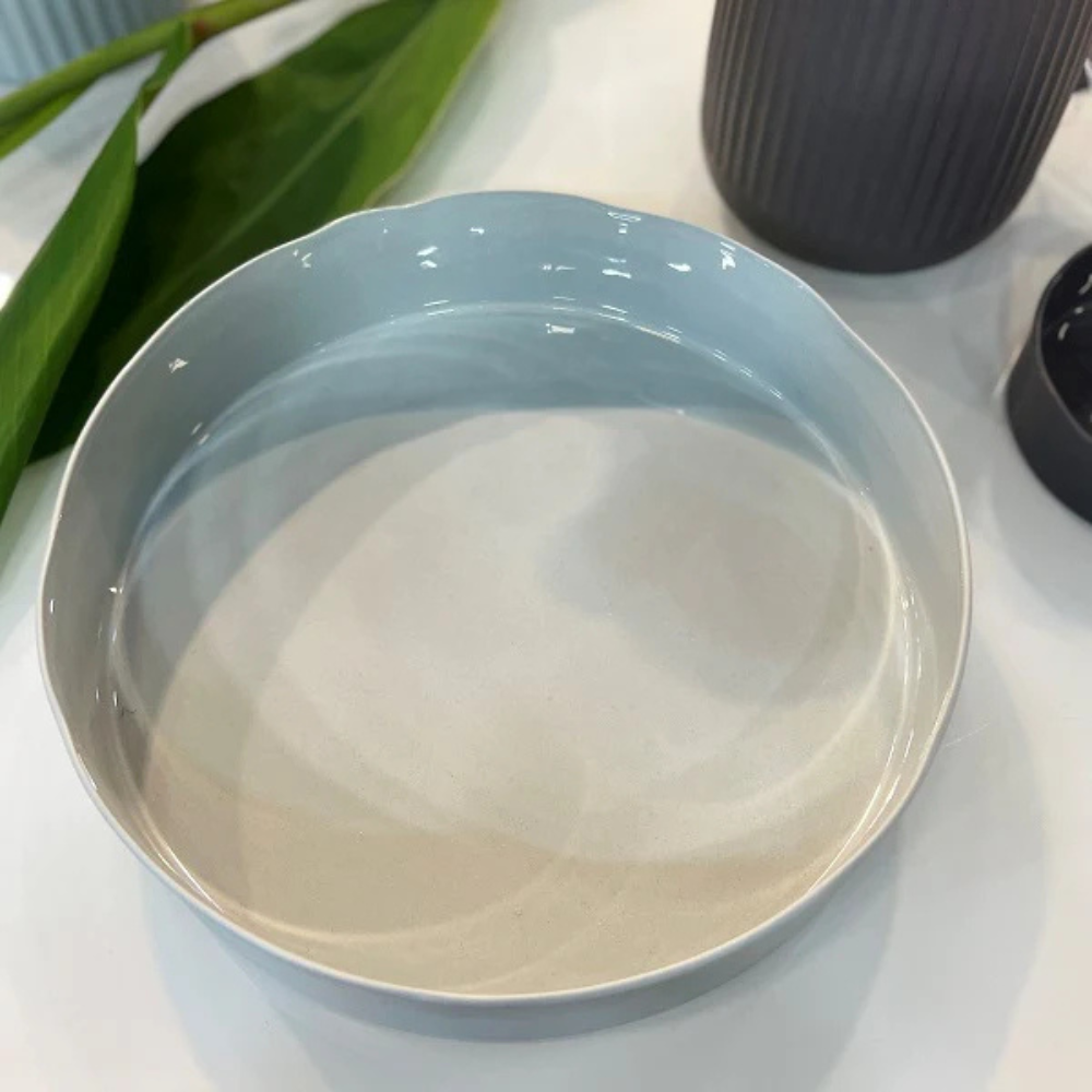 Load image into Gallery viewer, FLAX Vue Bowl 28cm - Duck Egg