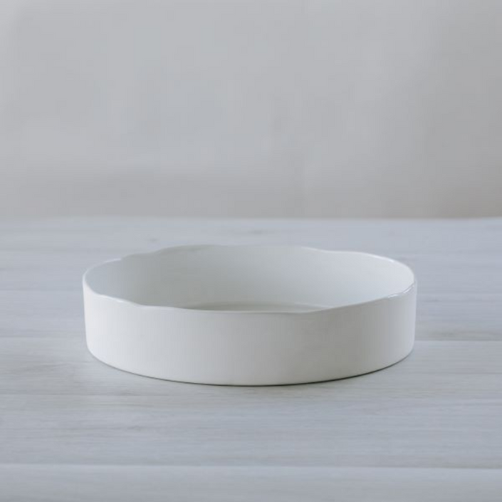 FLAX Vue Deep Serving Bowl 28cm - White