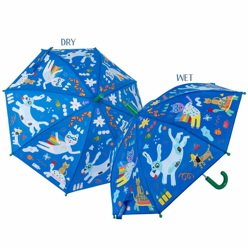 FLOSS & ROCK UK Colour Changing Umbrella - Pets *NEW*
