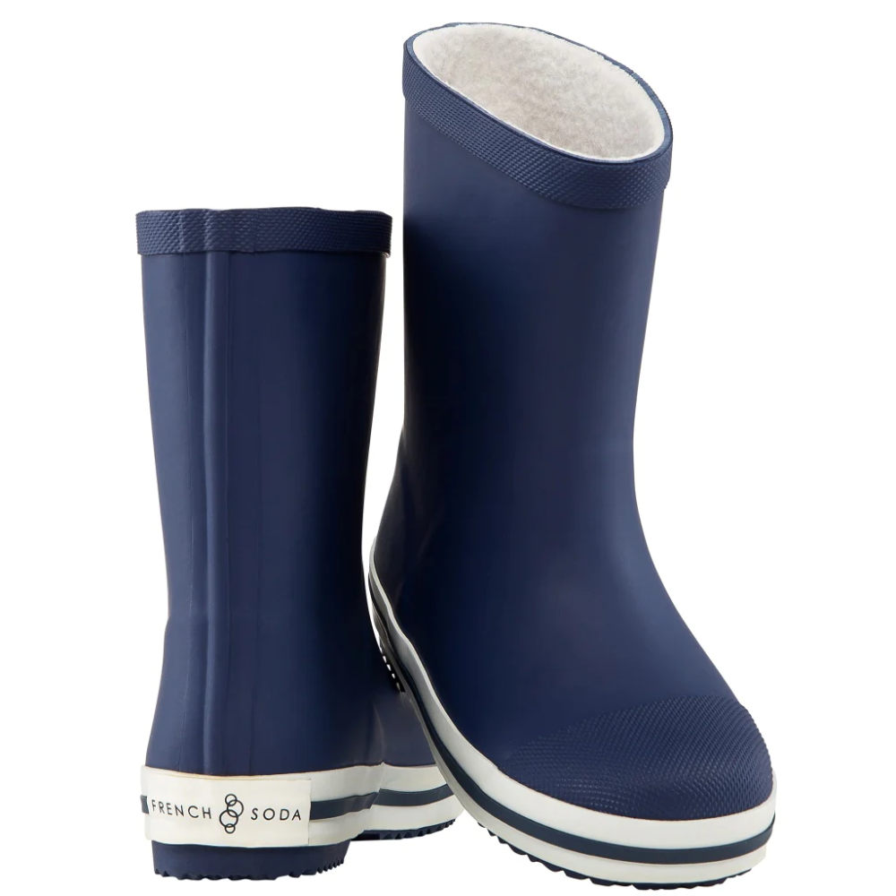 Load image into Gallery viewer, FRENCH SODA Kids Gumboot - Navy