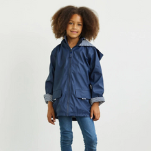 Load image into Gallery viewer, FRENCH SODA Kids Raincoat - Navy