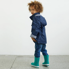 Load image into Gallery viewer, FRENCH SODA Kids Raincoat - Navy