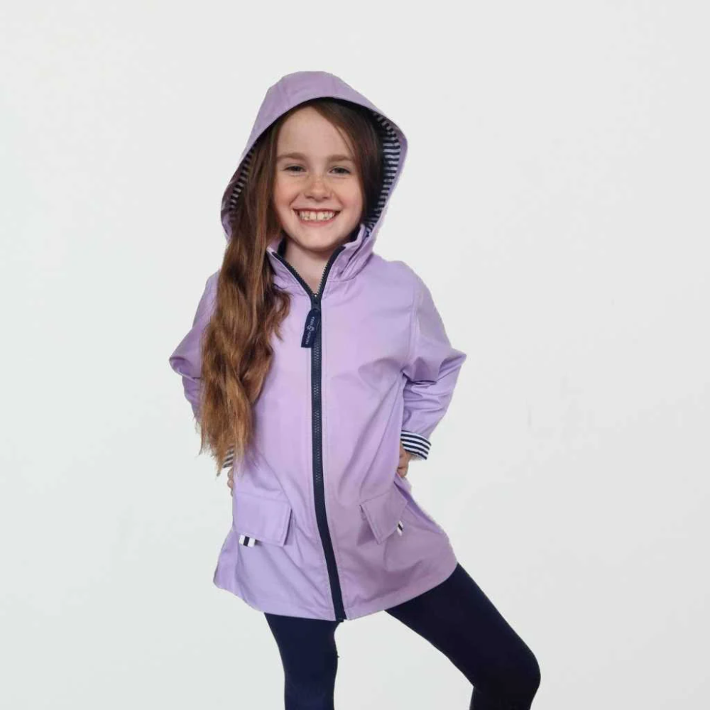 Load image into Gallery viewer, FRENCH SODA Kids Raincoat - Purple