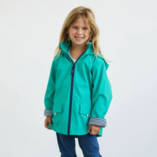 Load image into Gallery viewer, FRENCH SODA Kids Raincoat - Sea Green