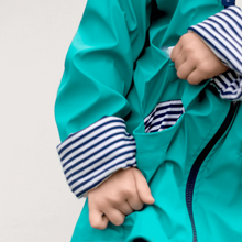 Load image into Gallery viewer, FRENCH SODA Kids Raincoat - Sea Green