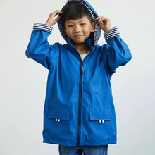 Load image into Gallery viewer, FRENCH SODA Kids Raincoat - Blue