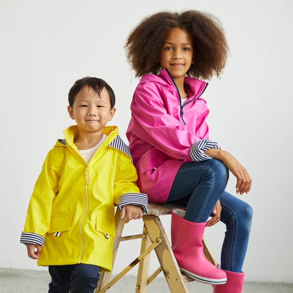 Load image into Gallery viewer, FRENCH SODA Kids Raincoat - Pink