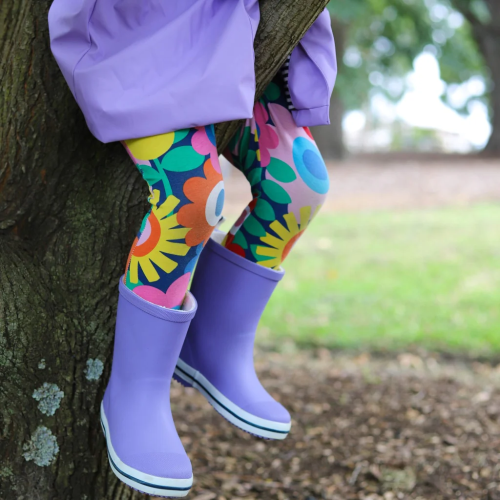 Load image into Gallery viewer, FRENCH SODA Kids Gumboot - Purple