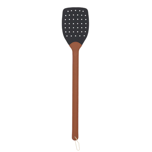 ESSCHERT DESIGN Leather Fly Swat - Black & Brown