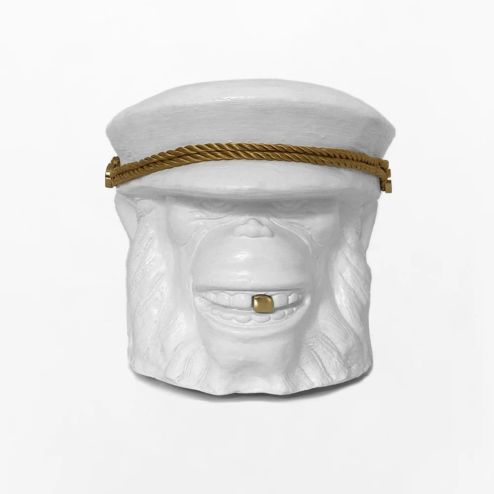 Load image into Gallery viewer, GARDEN GLORY Monkey Pot Small - White