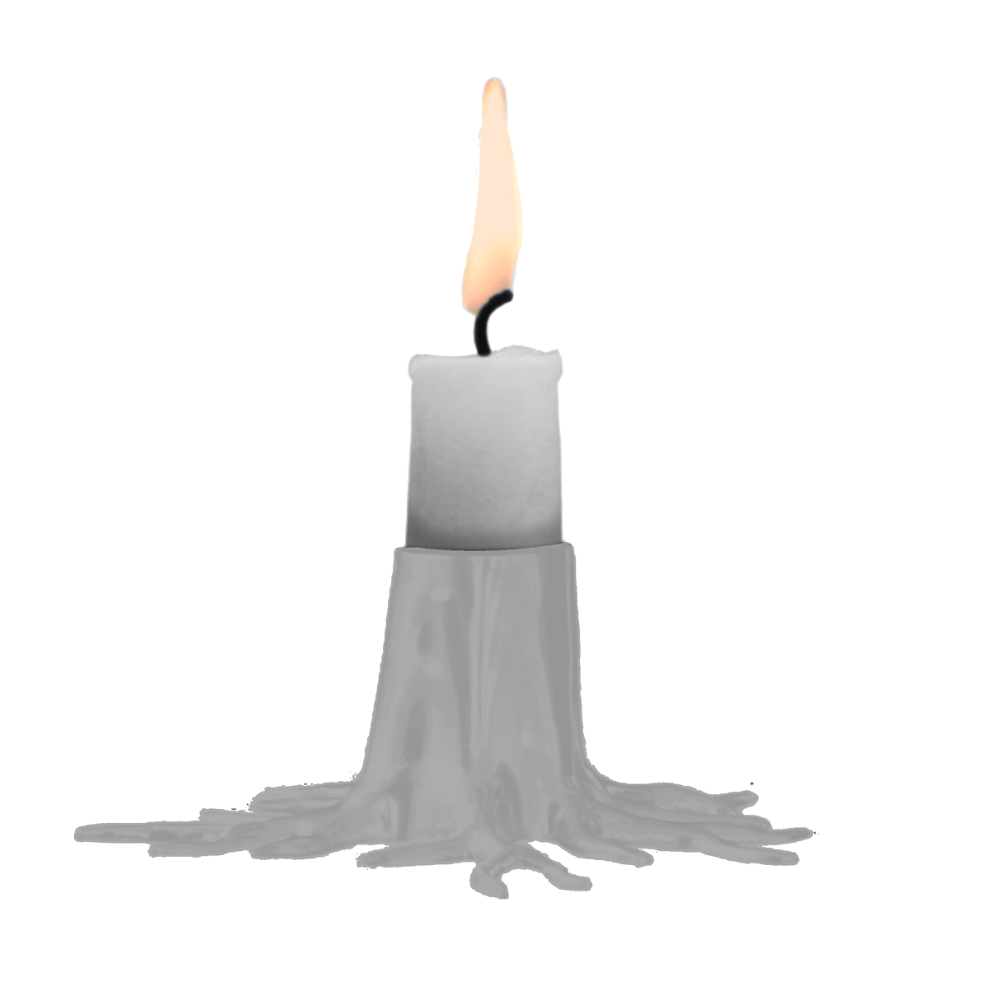 GARDEN GLORY Candle Holder “Mini Root” – Crème White