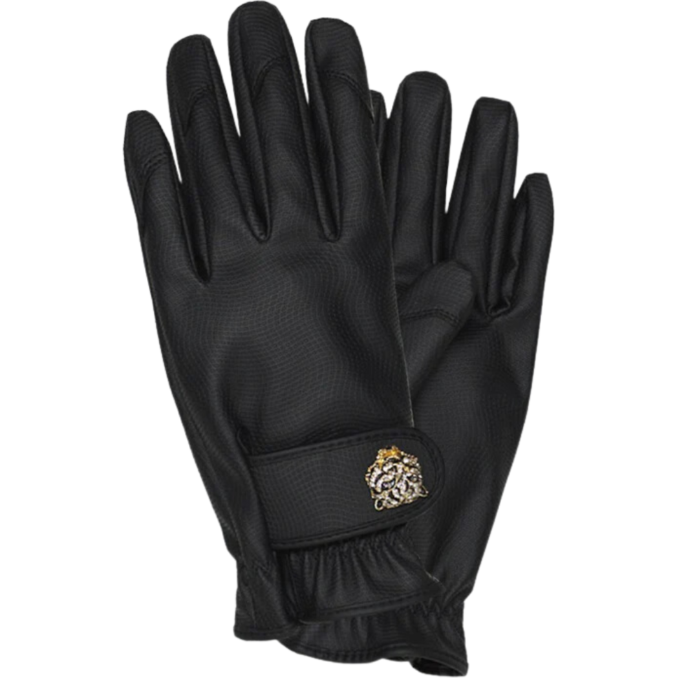 GARDEN GLORY Gardening Gloves Sparkling Black - Large