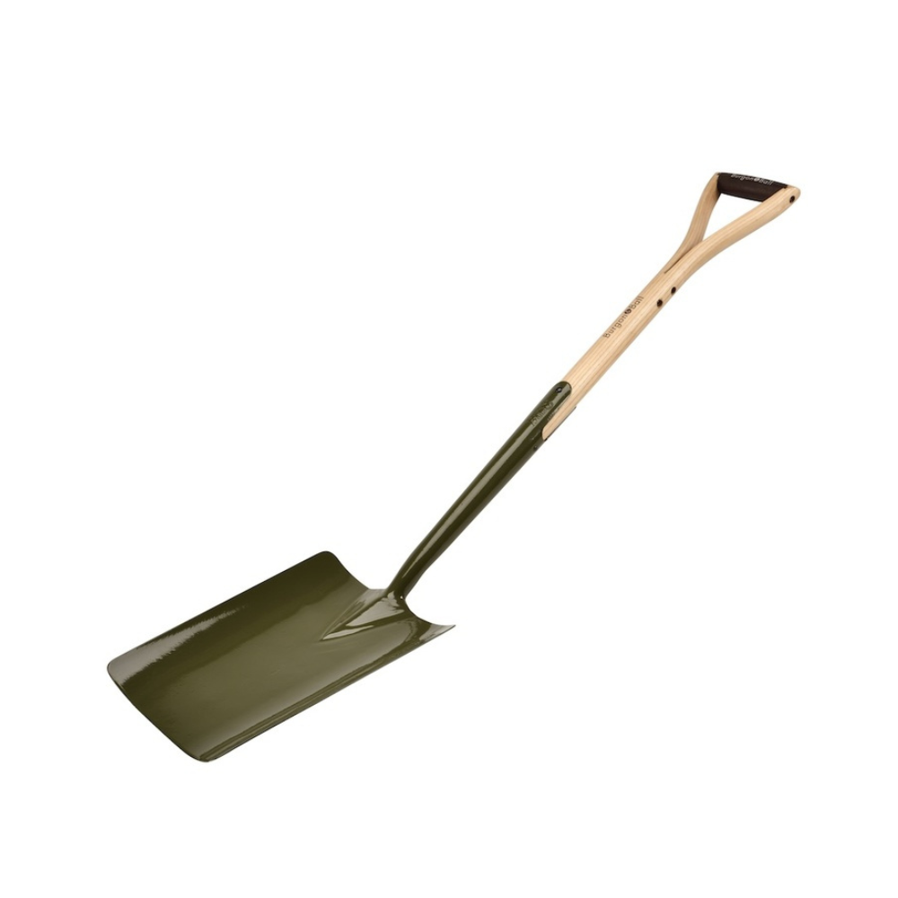 Load image into Gallery viewer, BURGON &amp; BALL BoronGreen Square Shovel - RHS Endorsed