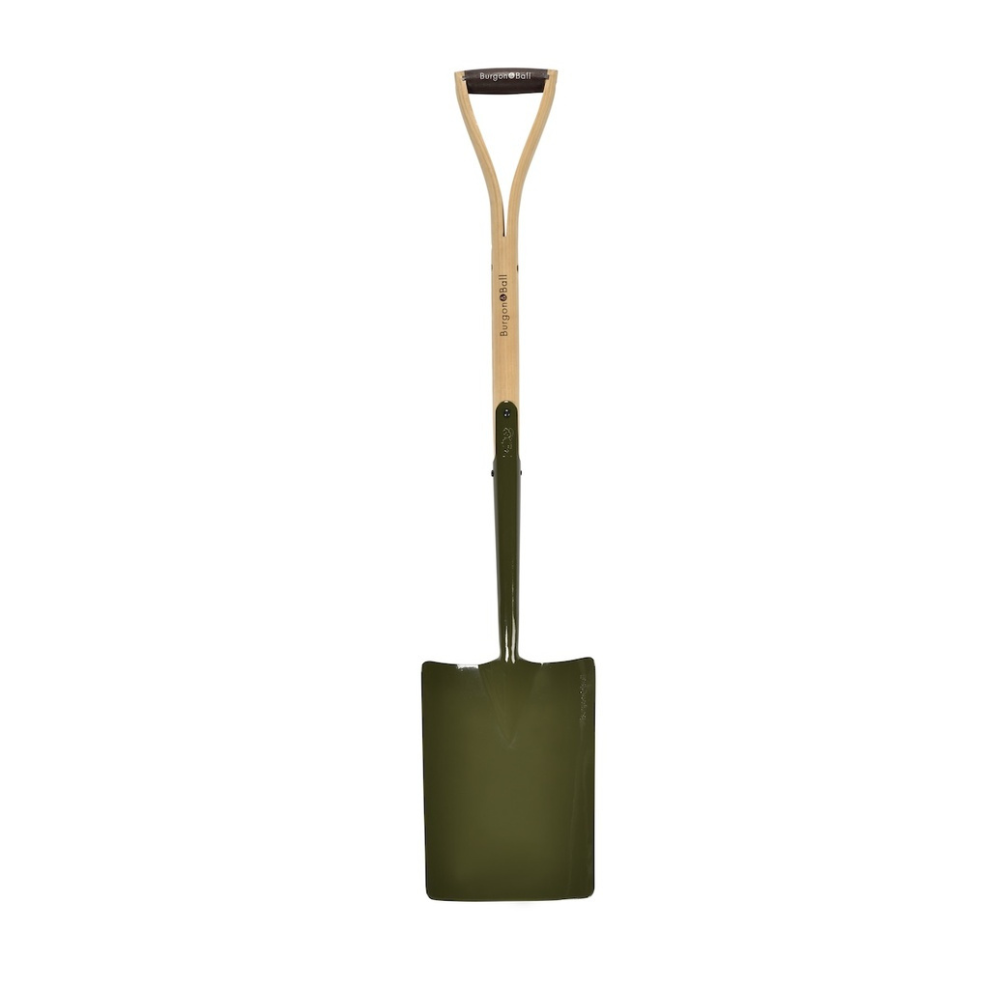 Load image into Gallery viewer, BURGON &amp; BALL BoronGreen Square Shovel - RHS Endorsed