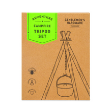 Load image into Gallery viewer, GENTLEMENS HARDWARE Campfire Tripod Set
