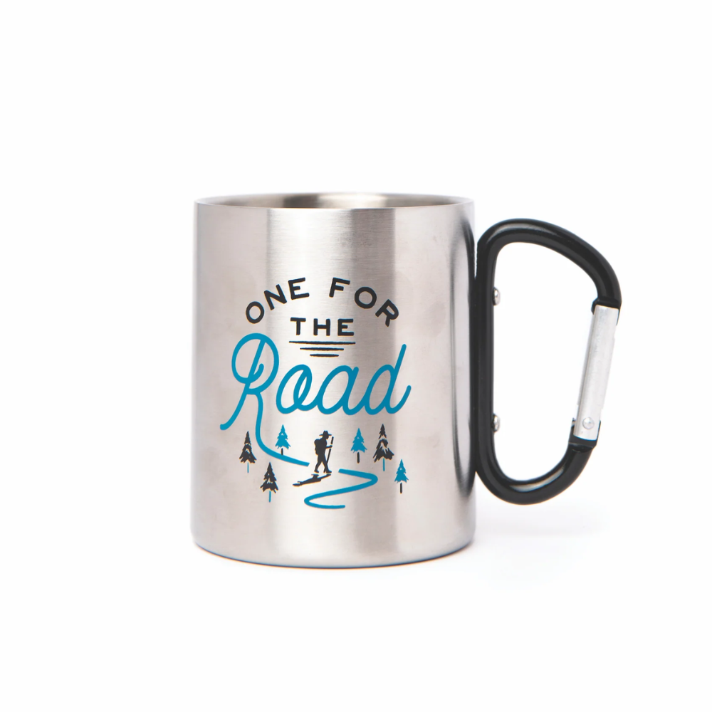 GENTLEMENS HARDWARE Carabiner Mug - 'One for the Road' 225ml