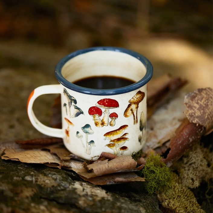 GENTLEMENS HARDWARE Enamel Mug - Mushroom 500ml