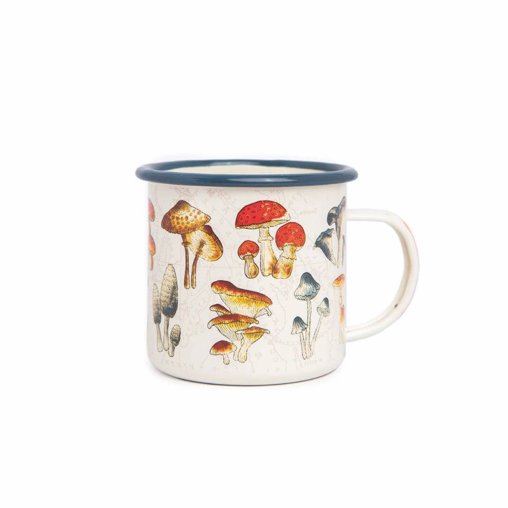 Load image into Gallery viewer, GENTLEMENS HARDWARE Enamel Mug - Mushroom 500ml