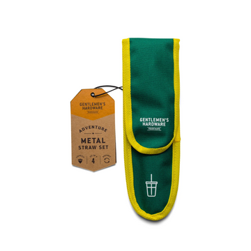 GENTLEMENS HARDWARE Travel Metal Straw Set