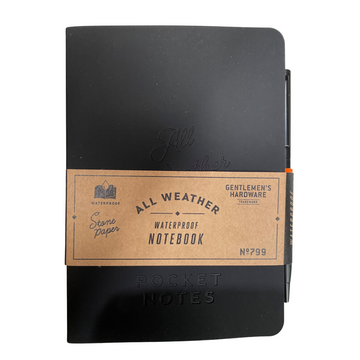 GENTLEMENS HARDWARE Waterproof Notebook