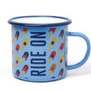 GENTLEMENS HARDWARE Enamel Mug 500ml - Cycling