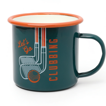 GENTLEMENS HARDWARE Enamel Mug 500ml - Golf