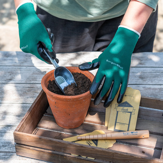 BURGON & BALL Sowing & Potting Tin Set - RHS Gift Collection