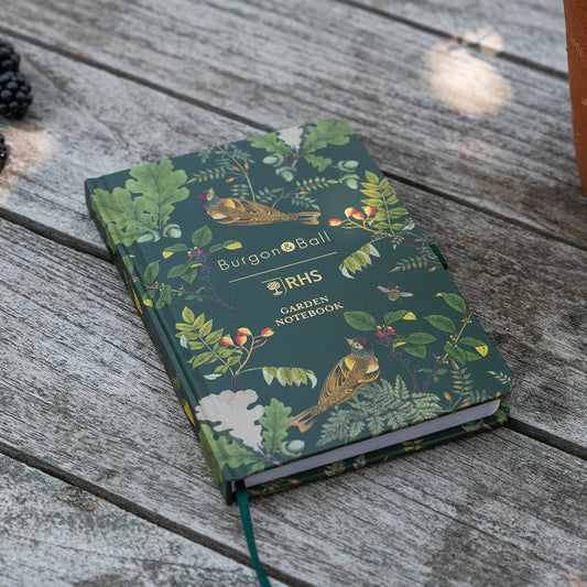 BURGON & BALL Notebook and Pen - RHS Gift Collection