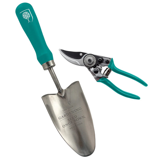 BURGON & BALL Flora & Fauna Gardening Gift Set - Trowel and Secateurs