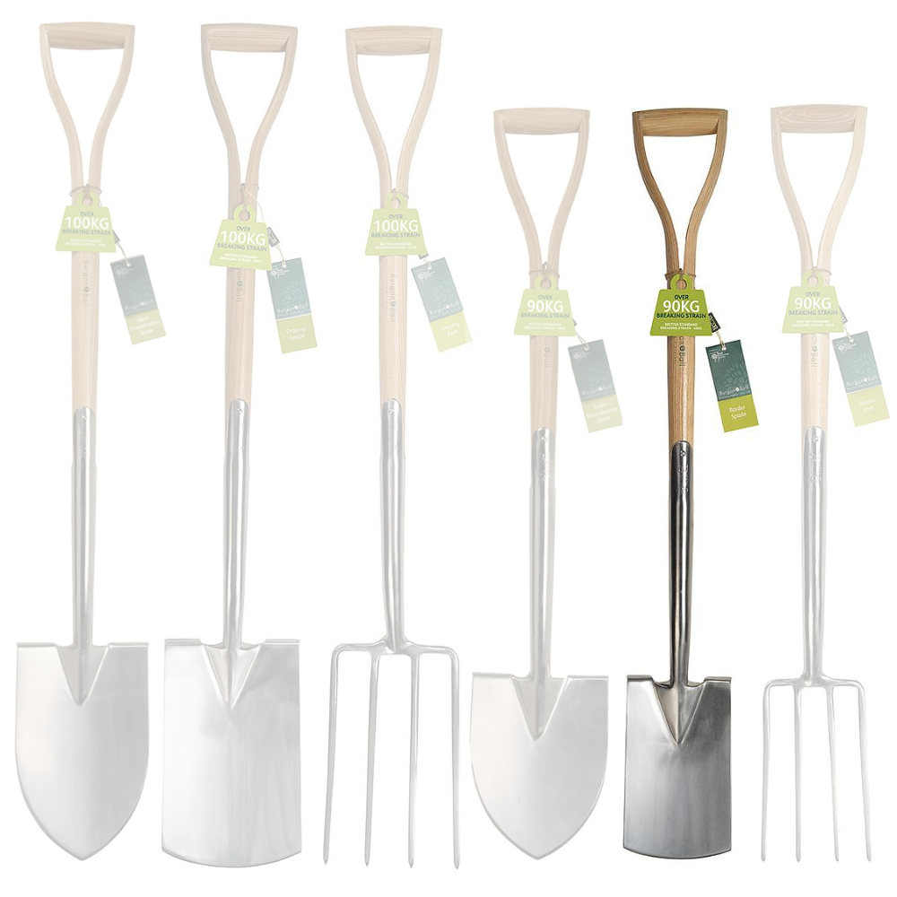 Load image into Gallery viewer, BURGON &amp; BALL Garden Border Spade - RHS Endorsed