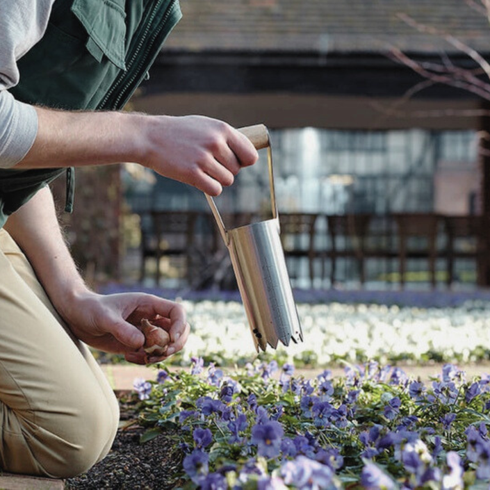 BURGON & BALL Bulb Planter - Stainless Steel - RHS Endorsed